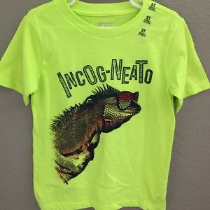 Yellow iguana Tee